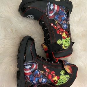 Marvel Boys Avengers Winter Boots (Only worn once)